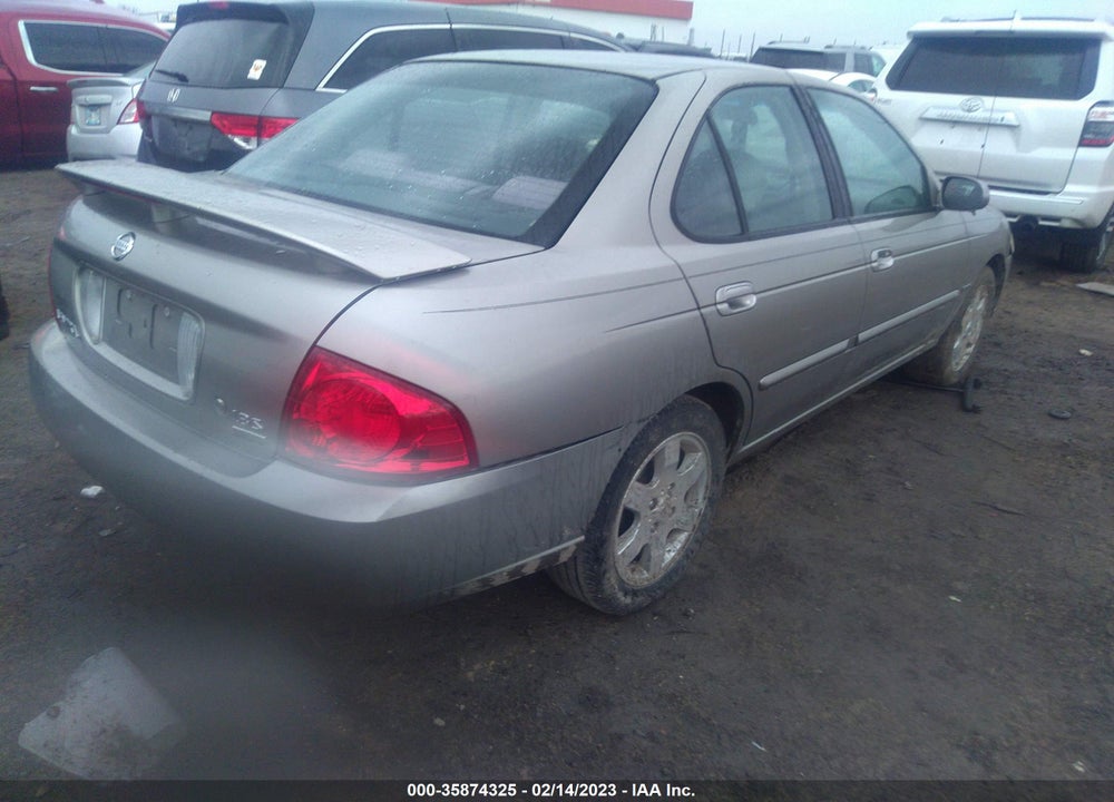 2006 NISSAN SENTRA VIN: 3N1CB51D36L645066