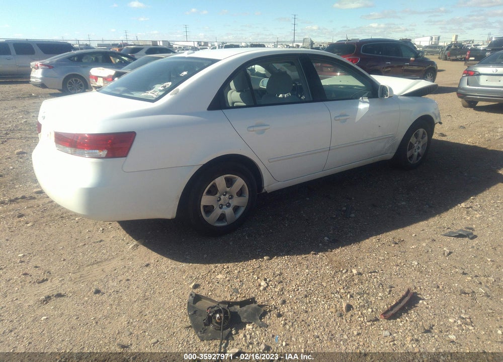 2007 HYUNDAI SONATA VIN: 5NPET46C87H247611
