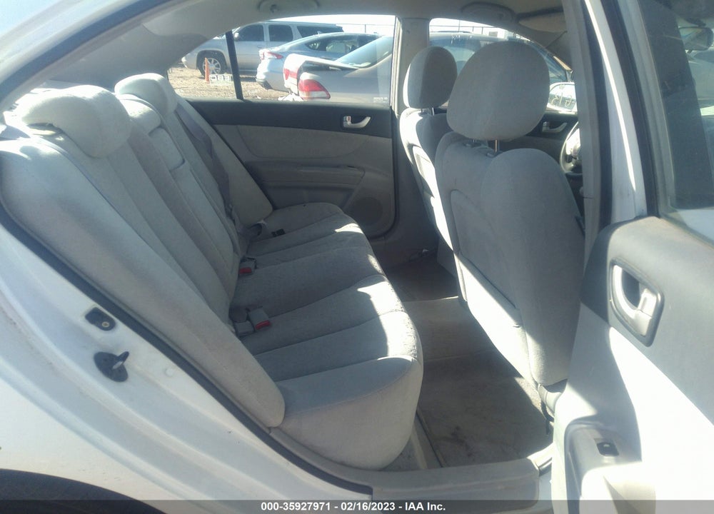 2007 HYUNDAI SONATA VIN: 5NPET46C87H247611