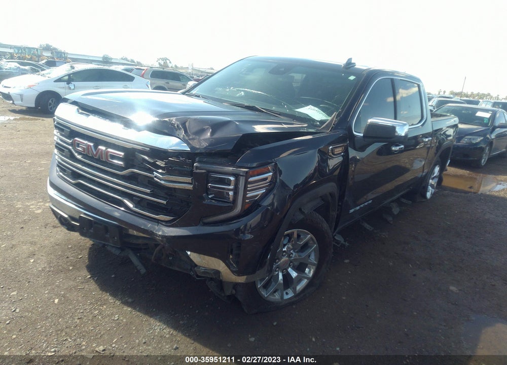 2022 GMC SIERRA 1500 4WD SHORT BOX SLT VIN: 3GTUUDET1NG563352