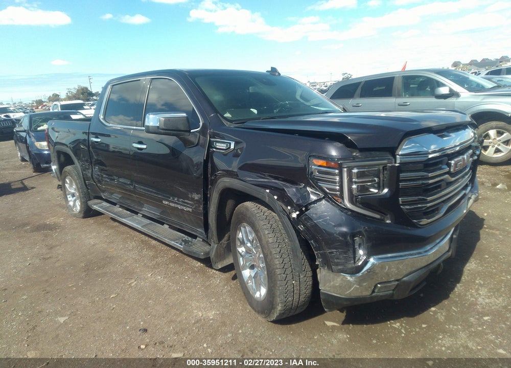2022 GMC SIERRA 1500 4WD SHORT BOX SLT VIN: 3GTUUDET1NG563352