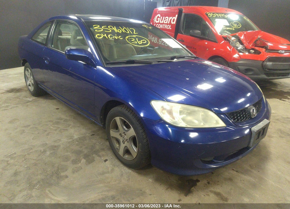 2004 HONDA CIVIC EX VIN: 1HGEM229X4L001521