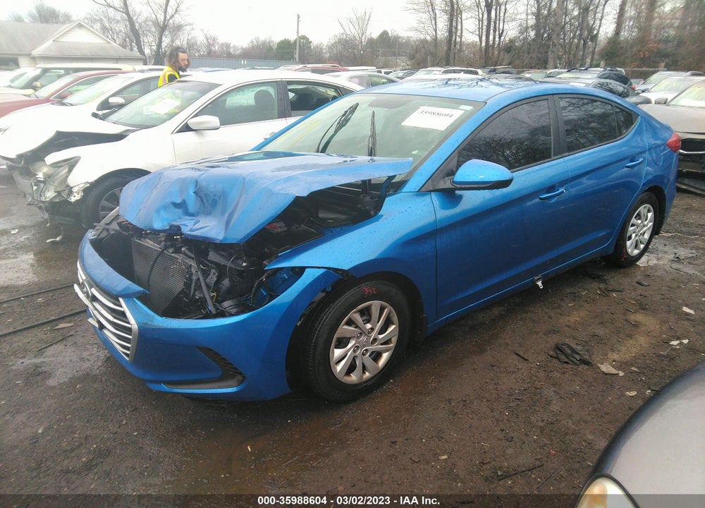 2018 HYUNDAI ELANTRA SE VIN: 5NPD74LF0JH227777