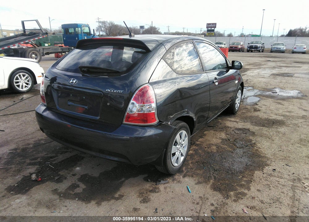 2010 HYUNDAI ACCENT GS VIN: KMHCM3AC2AU160334