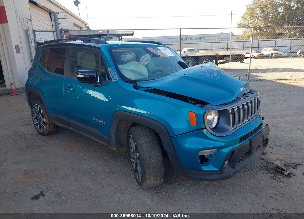 2022 JEEP RENEGADE LIMITED 4X4 VIN: ZACNJDD18NPN47304