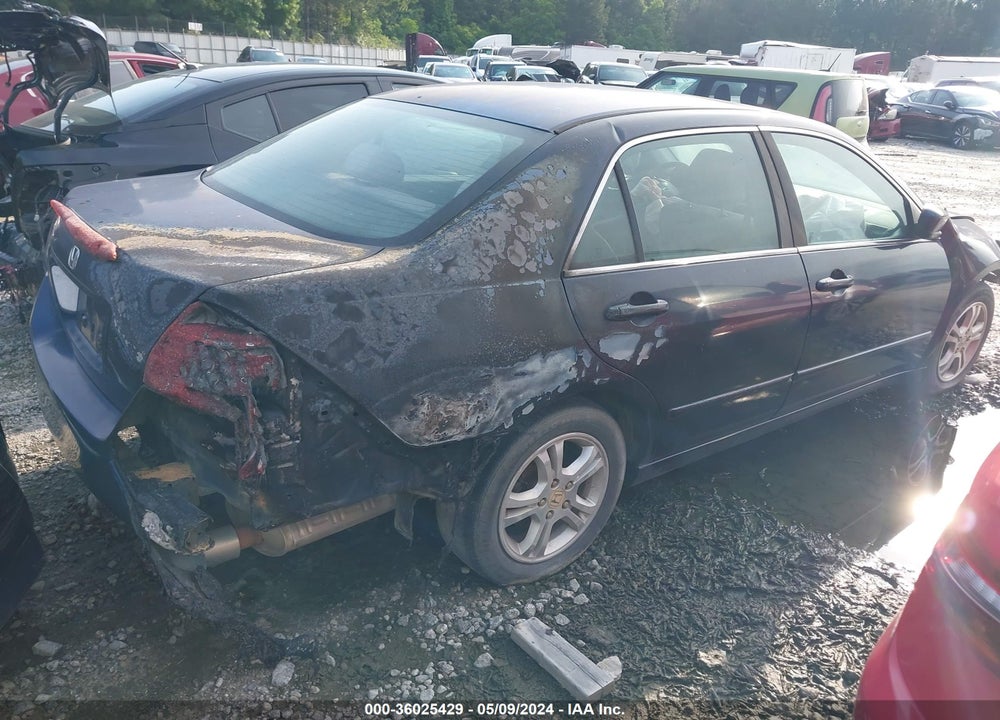 2007 HONDA ACCORD SDN VIN: 1HGCM56707A209070