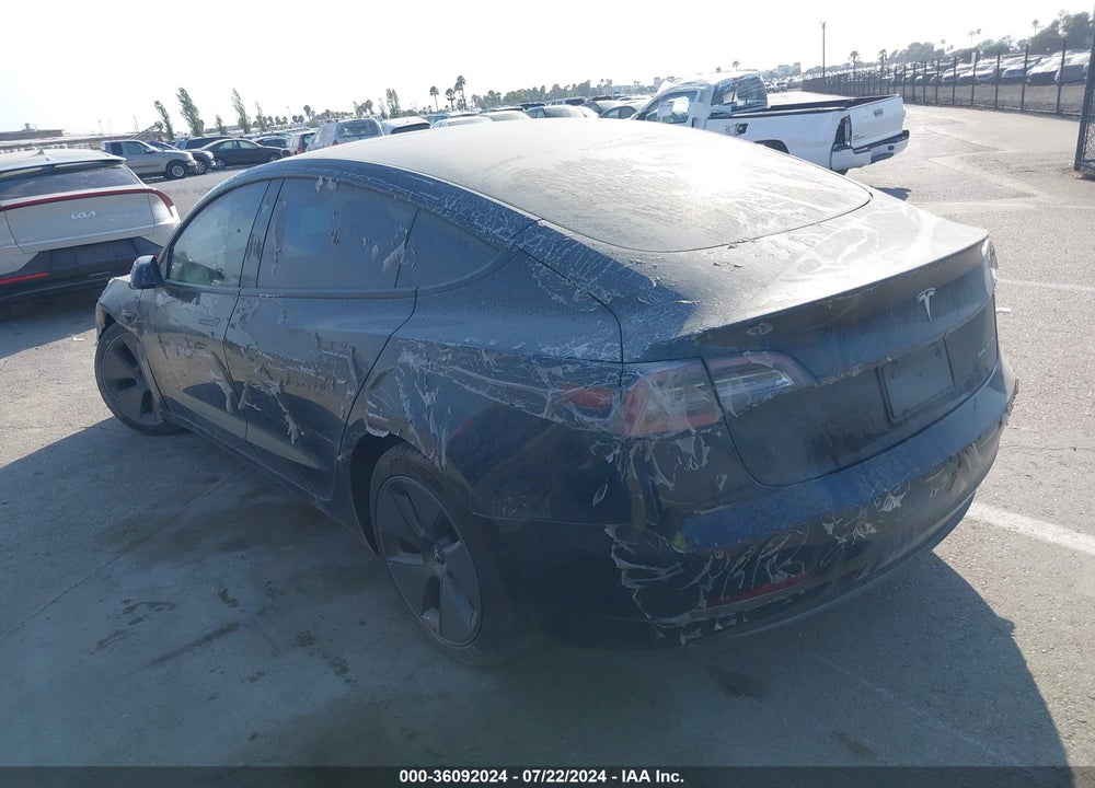 2021 TESLA MODEL 3 LONG RANGE DUAL MOTOR ALL-WHEEL DRIVE VIN: 5YJ3E1EB7MF006870