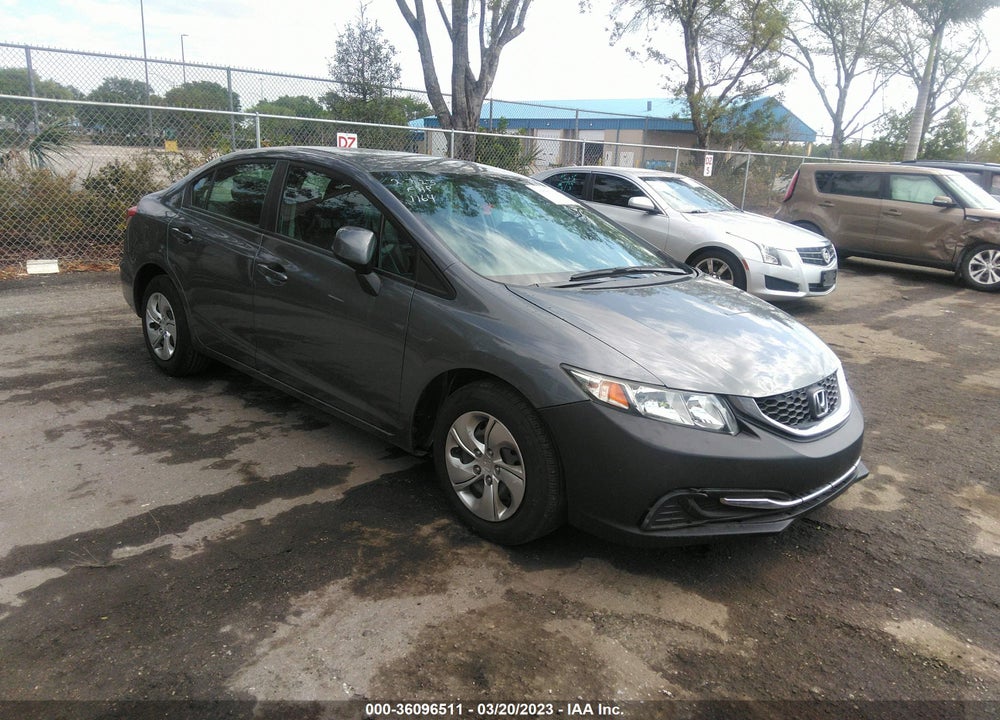 2013 HONDA CIVIC LX VIN: 19XFB2E5XDE064502