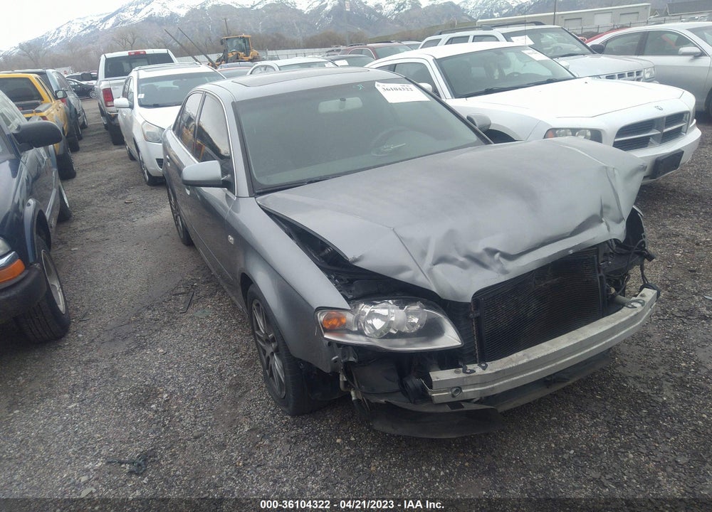2007 AUDI A4 2.0T VIN: WAUDF78E87A174277
