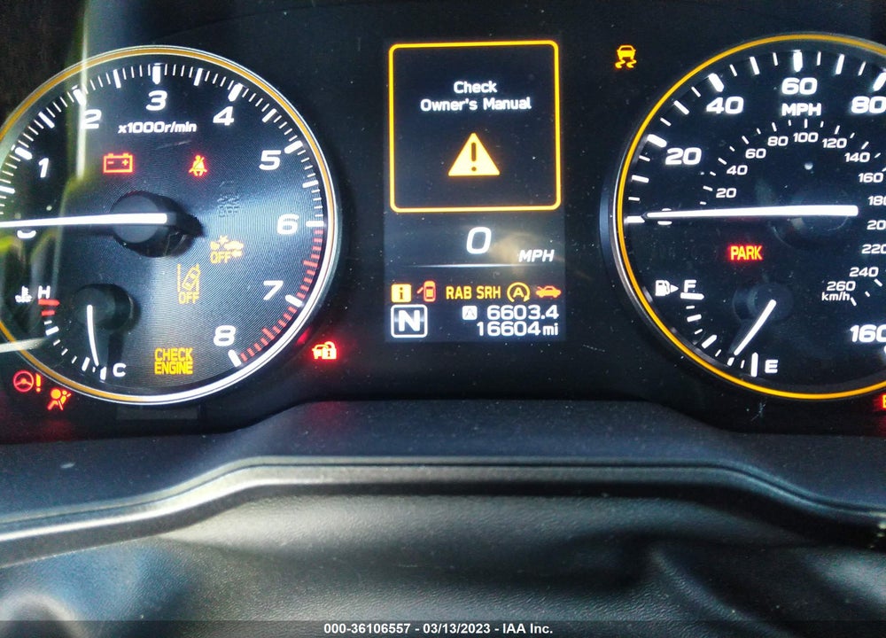 2022 SUBARU OUTBACK WILDERNESS VIN: 4S4BTGUD5N3172368