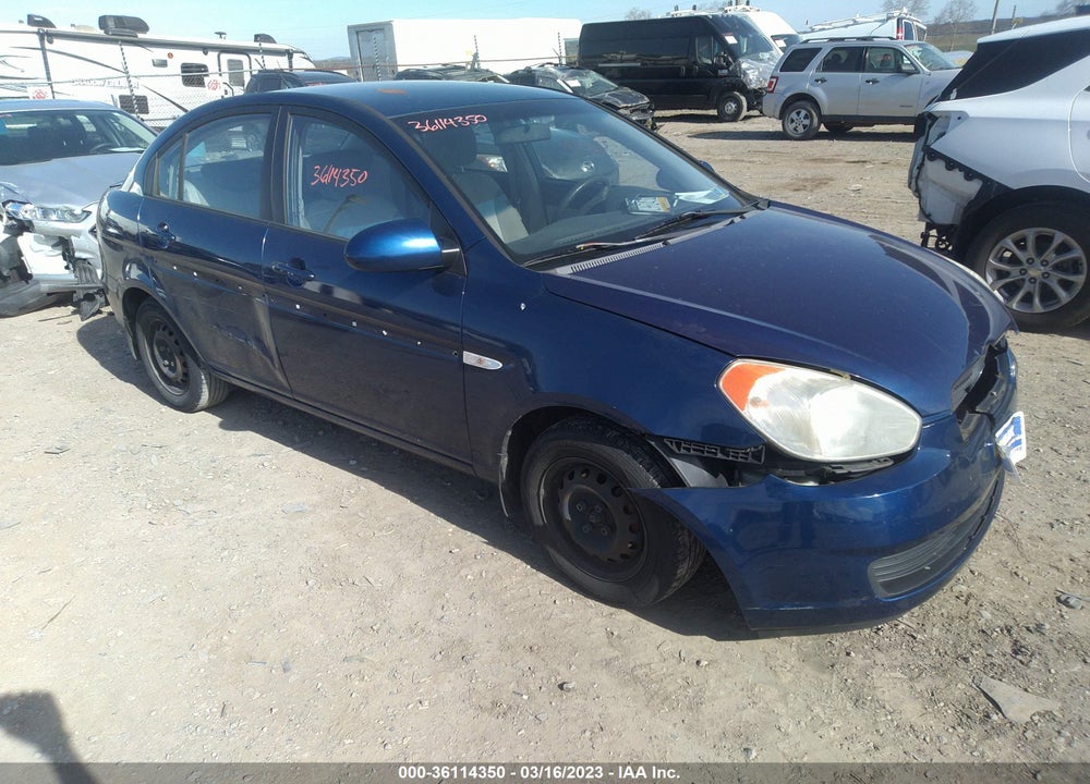 2007 HYUNDAI ACCENT GLS VIN: KMHCN46C07U157128