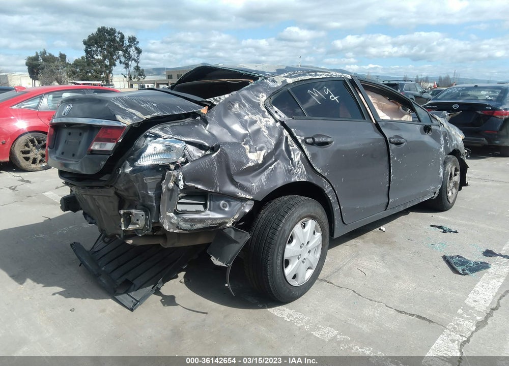 2014 HONDA CIVIC LX VIN: 19XFB2F50EE265292