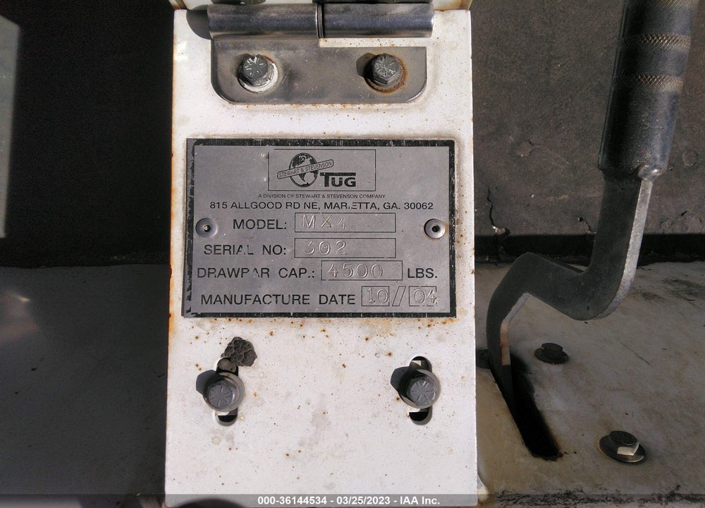 2004 EQUIPMENT STEEL TUG MANUFAC MX4-45 VIN: 00000000000057098