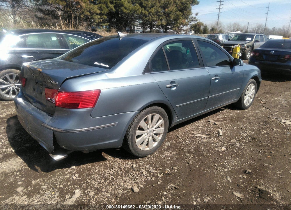 2009 HYUNDAI SONATA LIMITED V6 VIN: 5NPEU46F89H448452