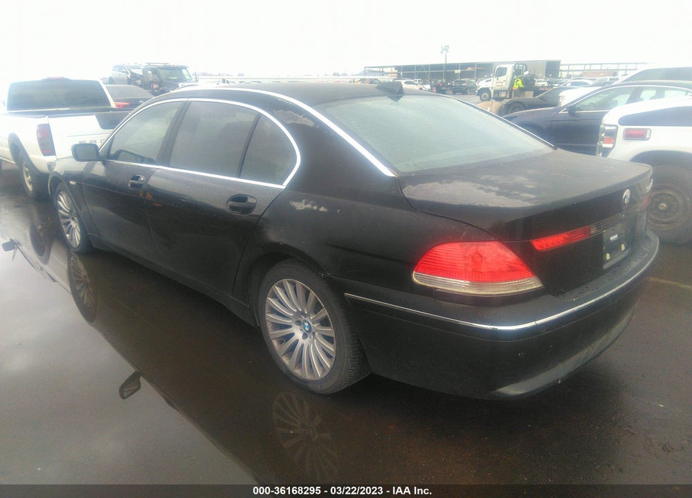 2004 BMW 745LI VIN: WBAGN63494DS49992