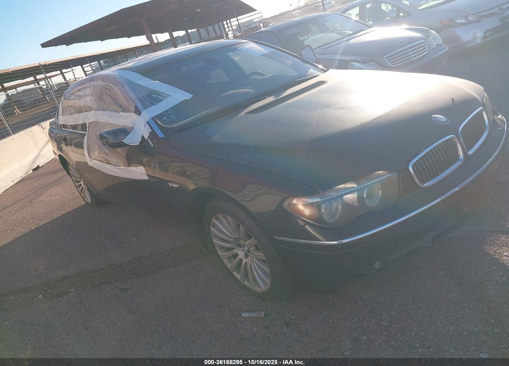 2004 BMW 745LI VIN: WBAGN63494DS49992