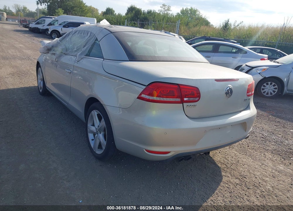 2012 VOLKSWAGEN EOS LUX VIN: WVWFW7AH7CV004821