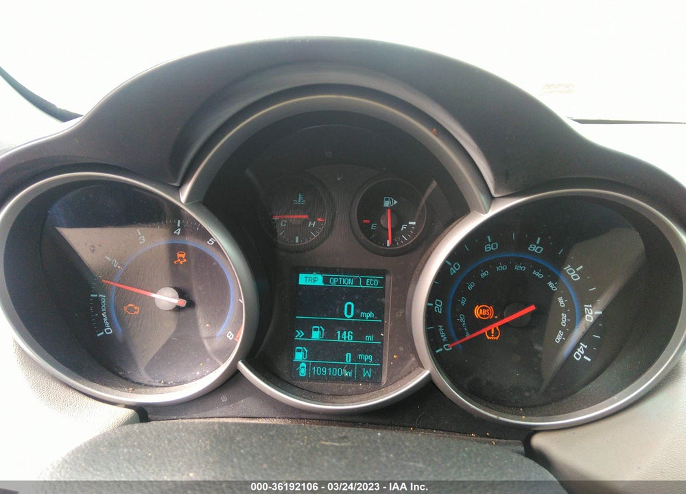 2013 CHEVROLET CRUZE ECO MANUAL VIN: 1G1PJ5SB4D7289199