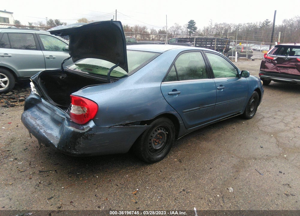 2002 TOYOTA CAMRY XLE/SE/LE VIN: 4T1BE32KX2U626446