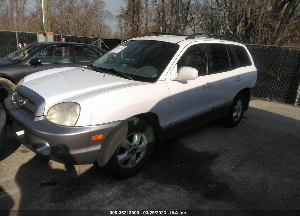 2006 HYUNDAI SANTA FE GLS VIN: KM8SC13D96U057699