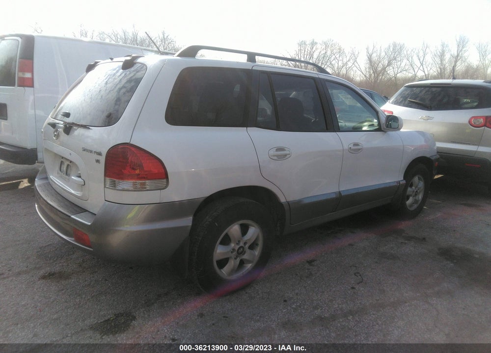 2006 HYUNDAI SANTA FE GLS VIN: KM8SC13D96U057699