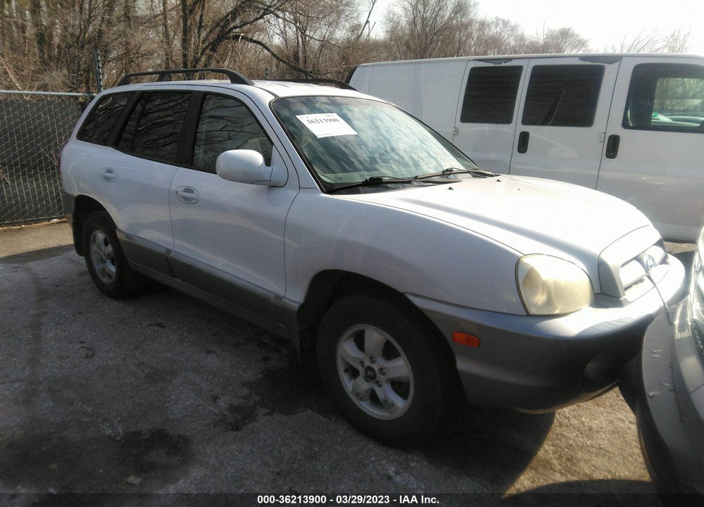 2006 HYUNDAI SANTA FE GLS VIN: KM8SC13D96U057699