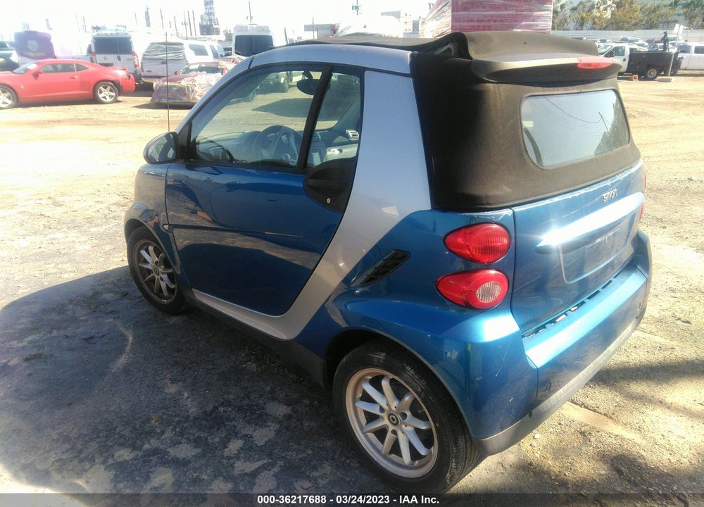 2009 SMART FORTWO VIN: WMEEK31XX9K284673