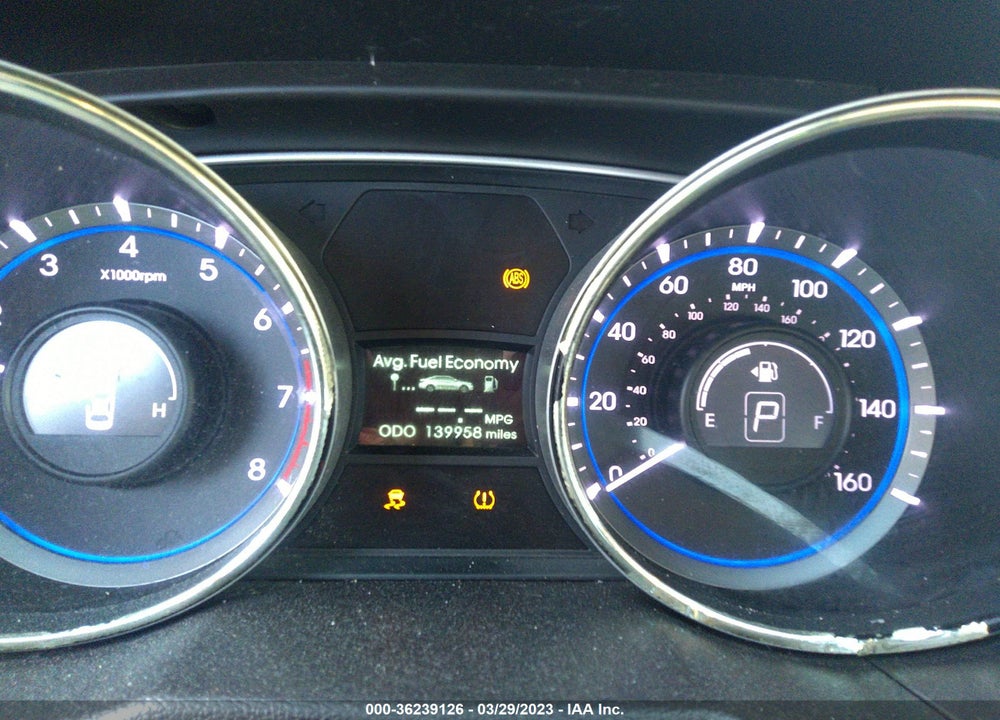2013 HYUNDAI SONATA GLS VIN: 5NPEB4AC6DH632784
