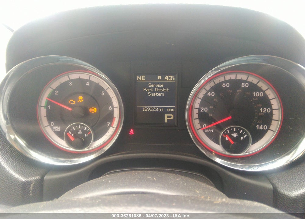 2012 DODGE DURANGO CREW VIN: 1C4RDJDG6CC159438