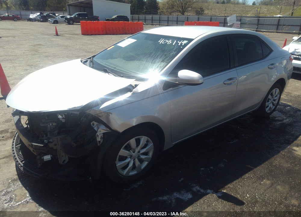 2016 TOYOTA COROLLA LE VIN: 5YFBURHE0GP408144