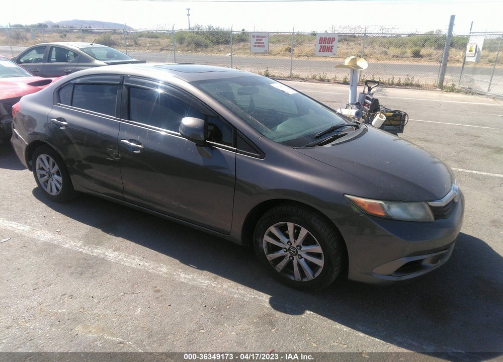 2012 HONDA CIVIC EX-L VIN: 19XFB2F9XCE076228