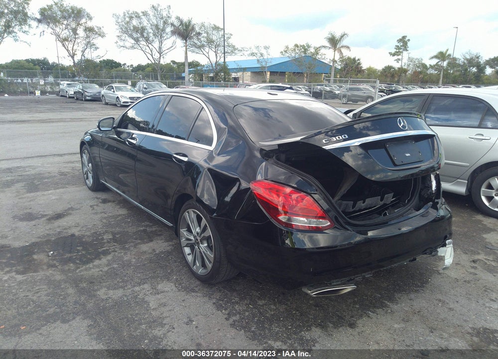 2018 MERCEDES-BENZ C CLASS VIN: 55SWF4JB7JU249655