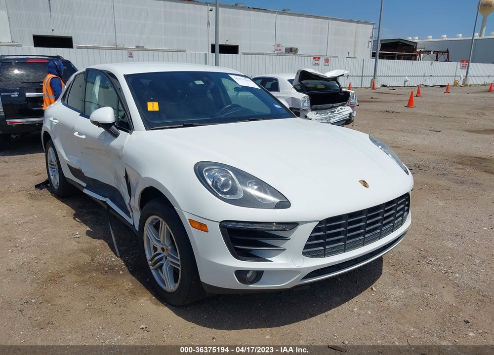2015 PORSCHE MACAN S VIN: WP1AB2A51FLB63203