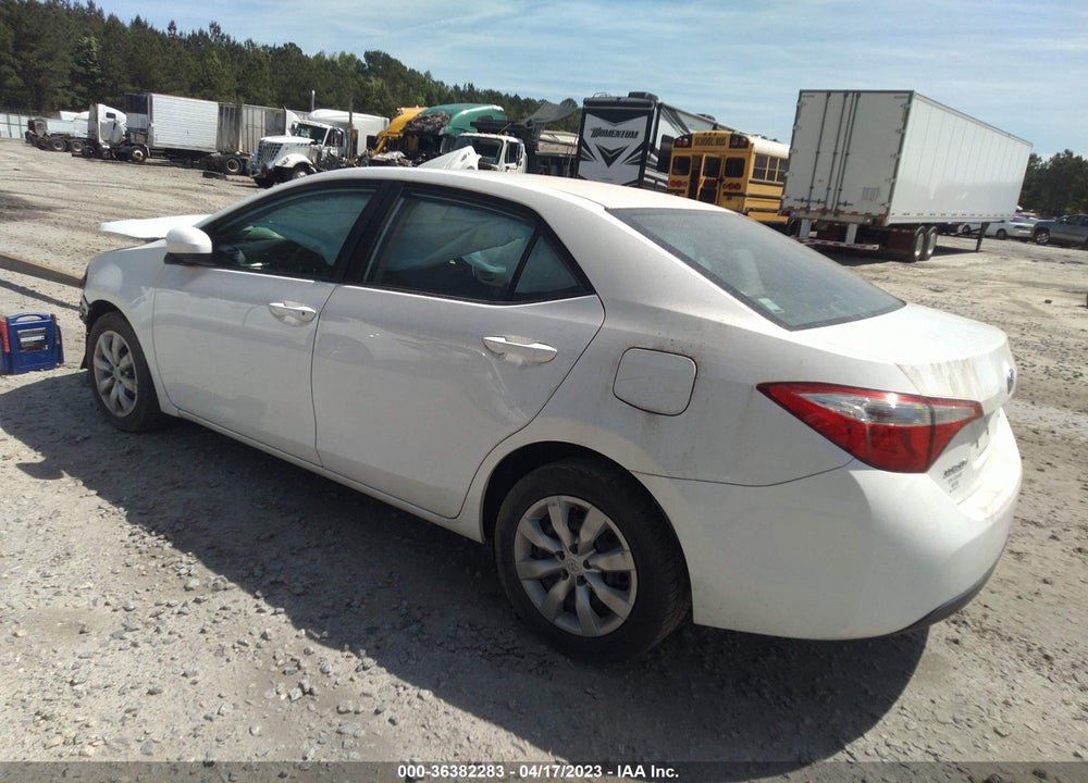 2015 TOYOTA COROLLA LE VIN: 2T1BURHE2FC345045