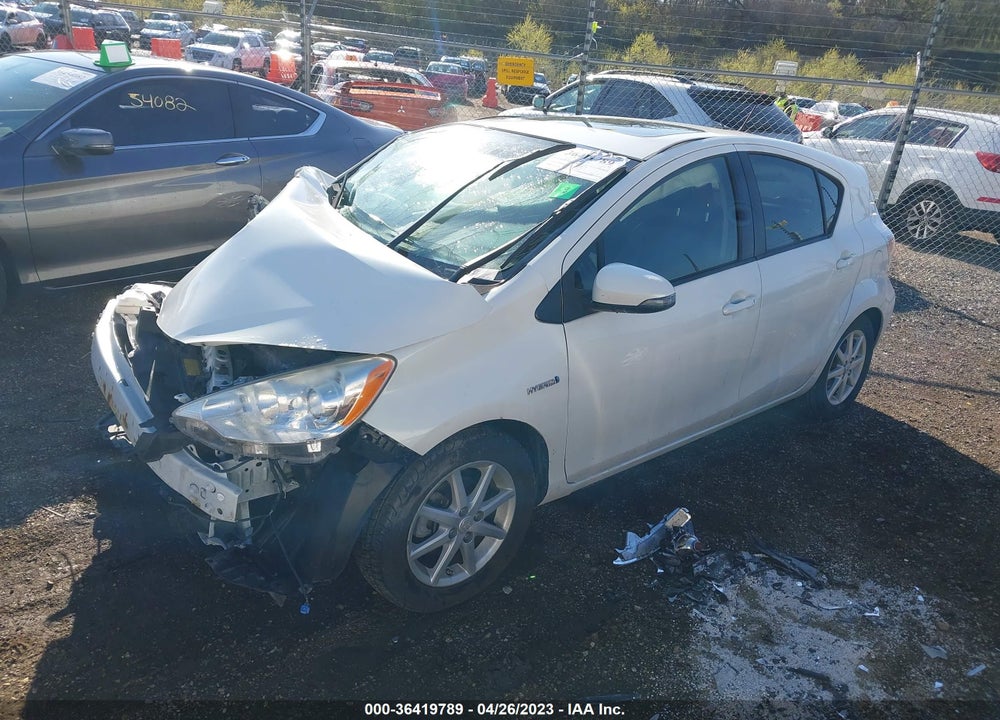 2013 TOYOTA PRIUS C FOUR VIN: JTDKDTB39D1044634