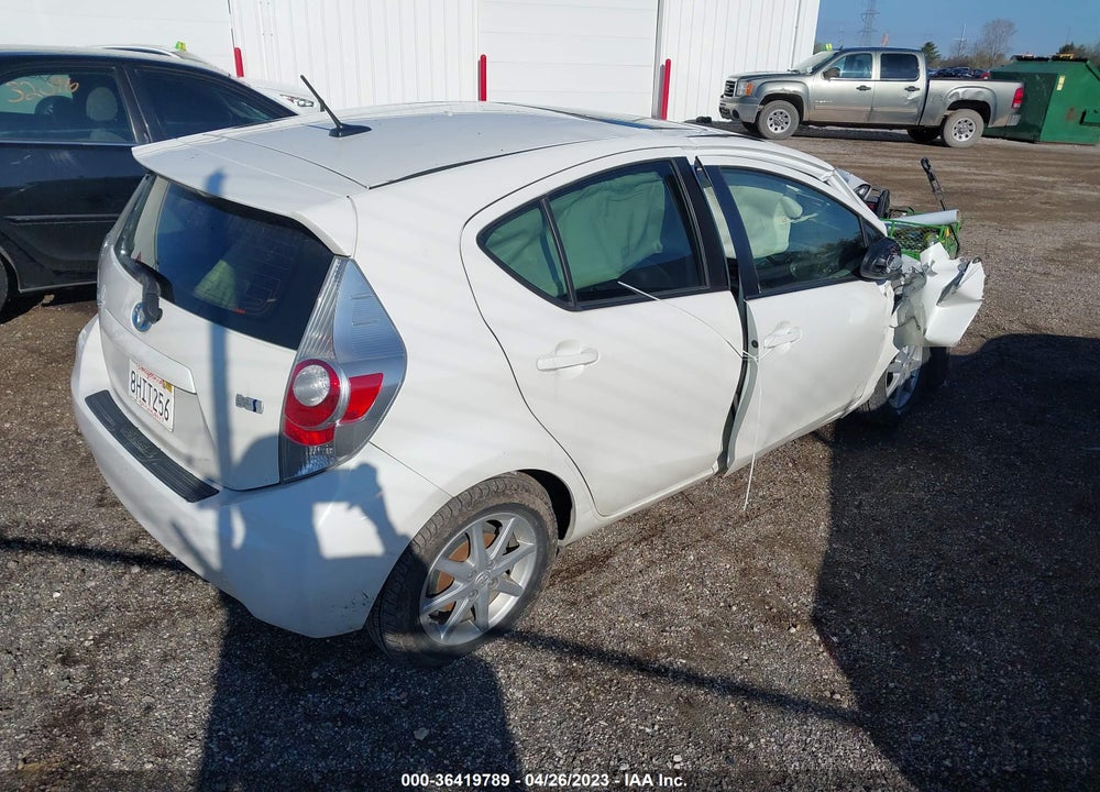 2013 TOYOTA PRIUS C FOUR VIN: JTDKDTB39D1044634