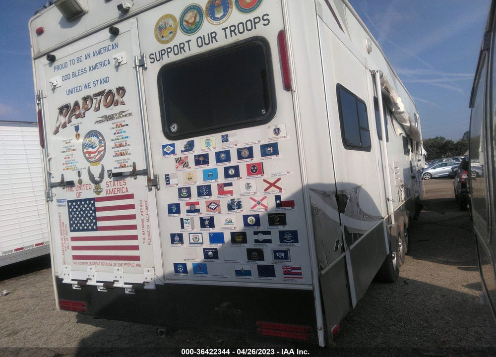 2008 KEYSTONE RAPT0R TOY VIN: 4YDF360328R800270