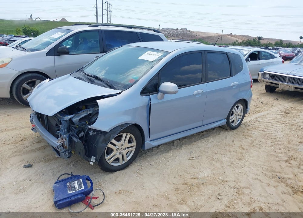 2008 HONDA FIT SPORT VIN: JHMGD38608S011219