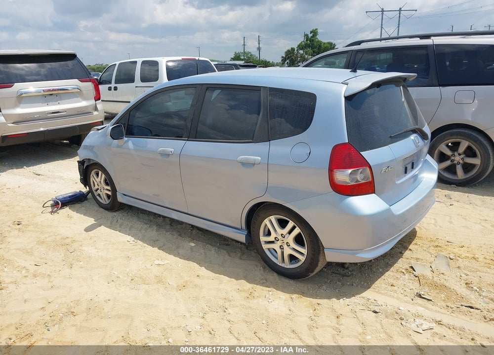 2008 HONDA FIT SPORT VIN: JHMGD38608S011219