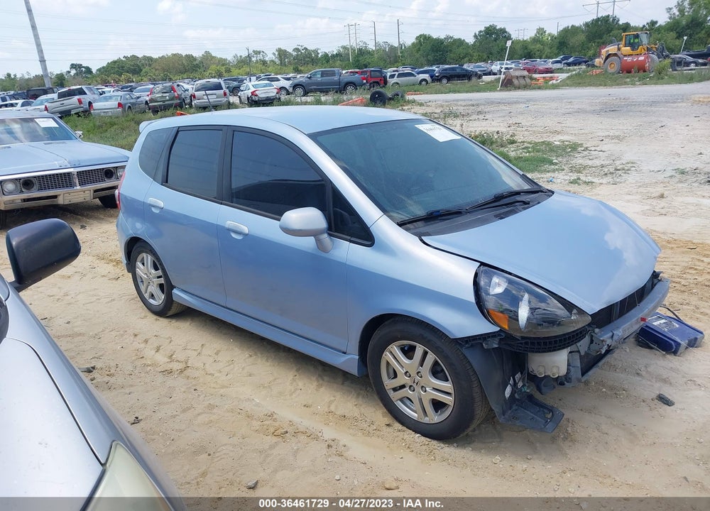 2008 HONDA FIT SPORT VIN: JHMGD38608S011219