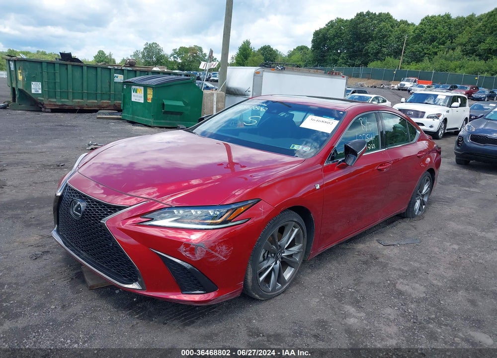 2019 LEXUS ES 350 F-SPORT VIN: 58ABZ1B14KU028376