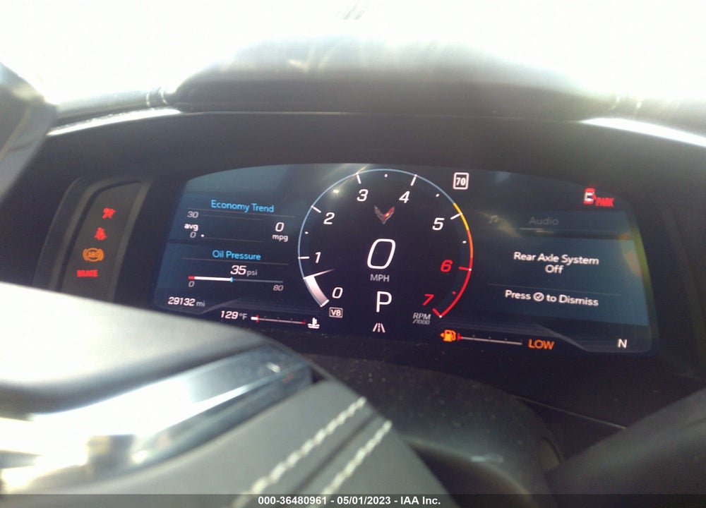 2020 CHEVROLET CORVETTE STINGRAY RWD 3LT VIN: 1G1Y82D47L5113383