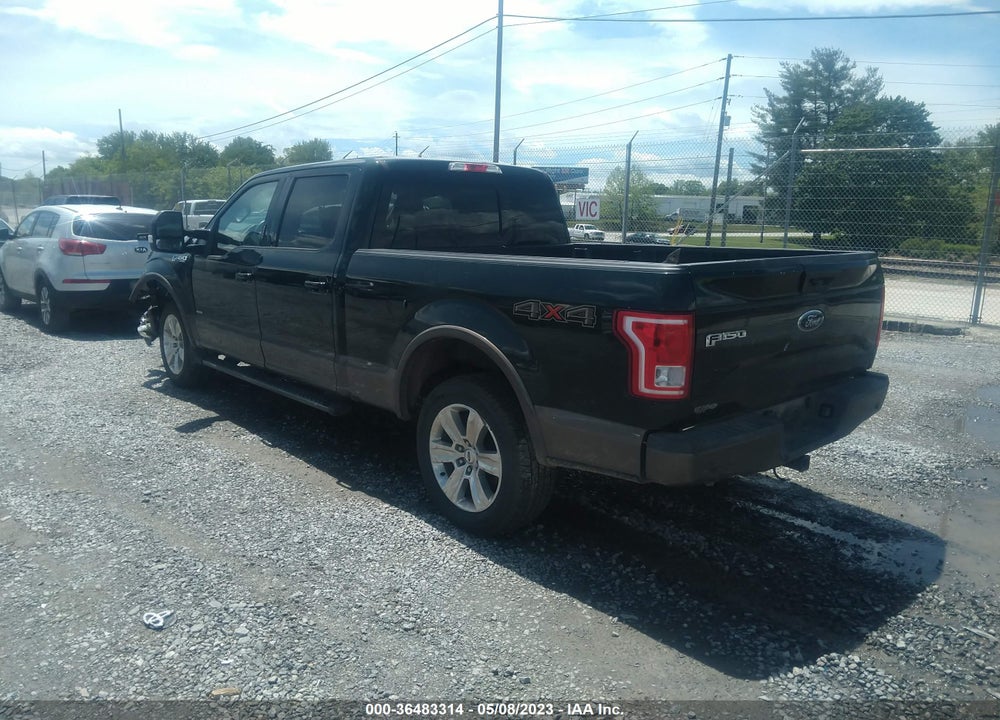 2016 FORD F-150 LARIAT VIN: 1FTFW1EG2GKE27540
