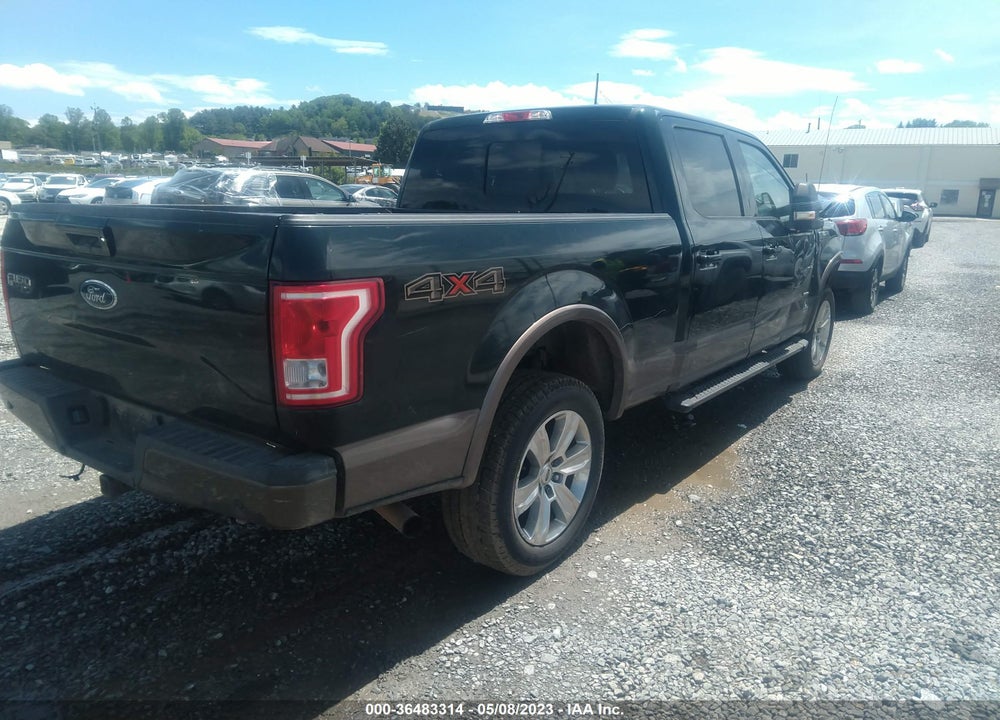 2016 FORD F-150 LARIAT VIN: 1FTFW1EG2GKE27540