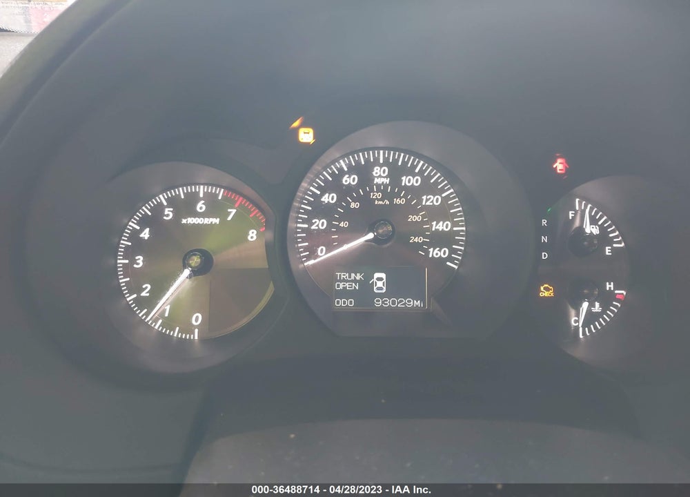 2009 LEXUS GS 350 VIN: JTHBE96S490045753