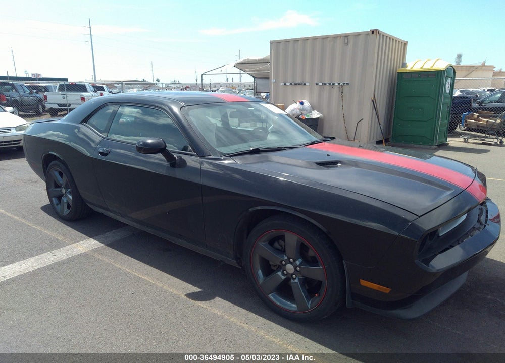 2014 DODGE CHALLENGER SXT VIN: 2C3CDYAG7EH133776