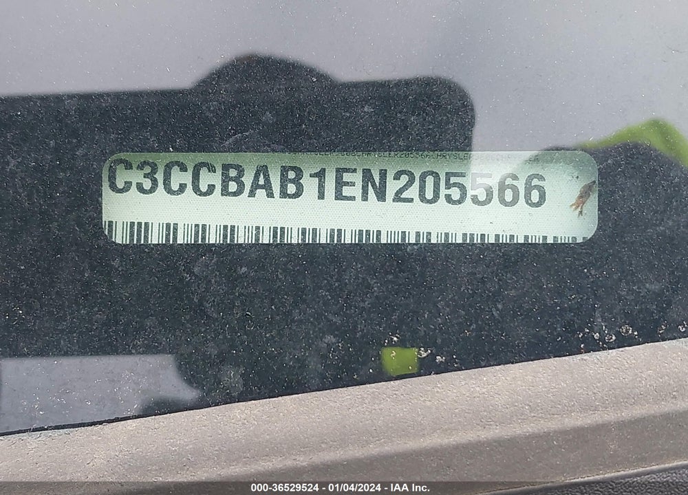 2014 CHRYSLER 200 LX VIN: 1C3CCBAB1EN205566
