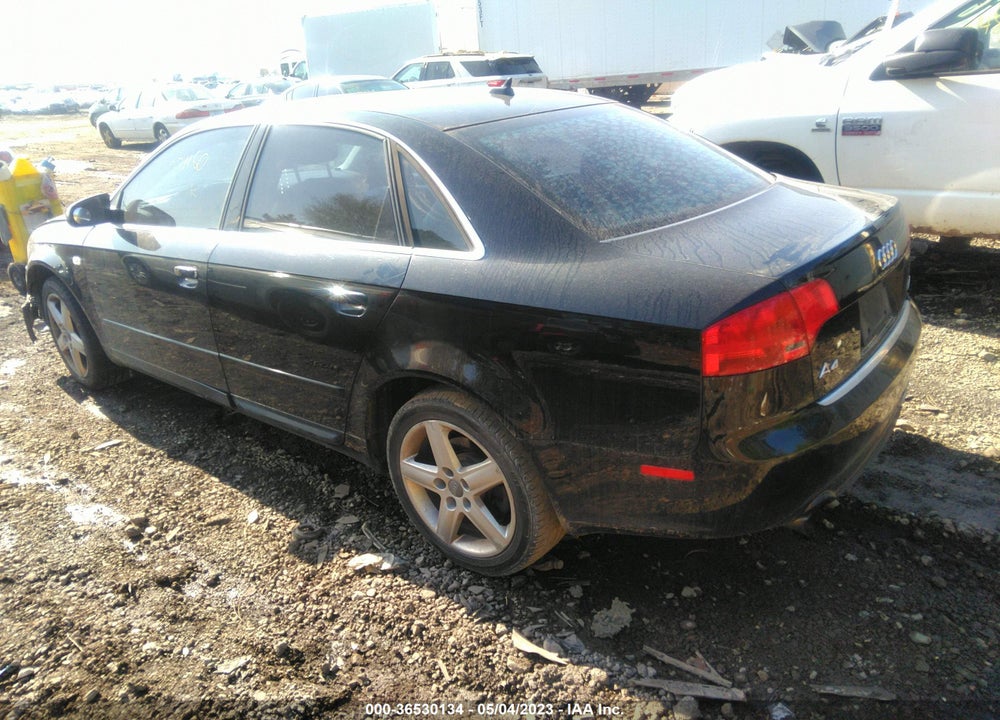 2008 AUDI A4 2.0T VIN: WAUAF78E38A071160