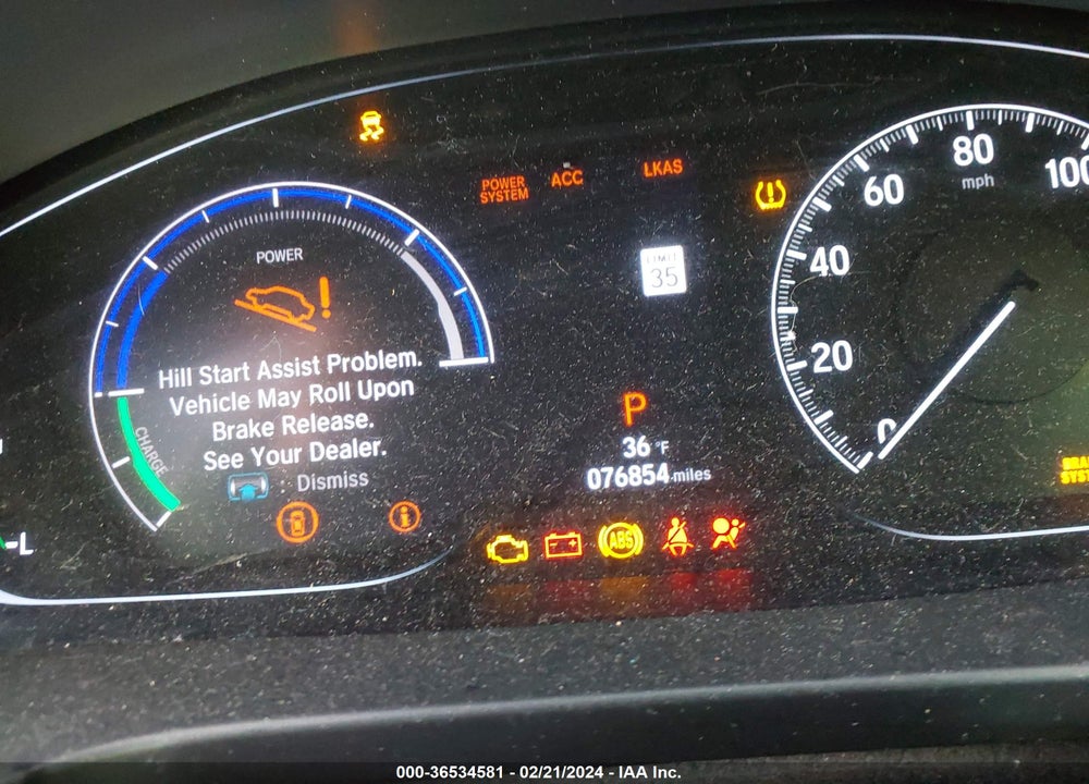 2019 HONDA INSIGHT TOURING VIN: 19XZE4F98KE024112