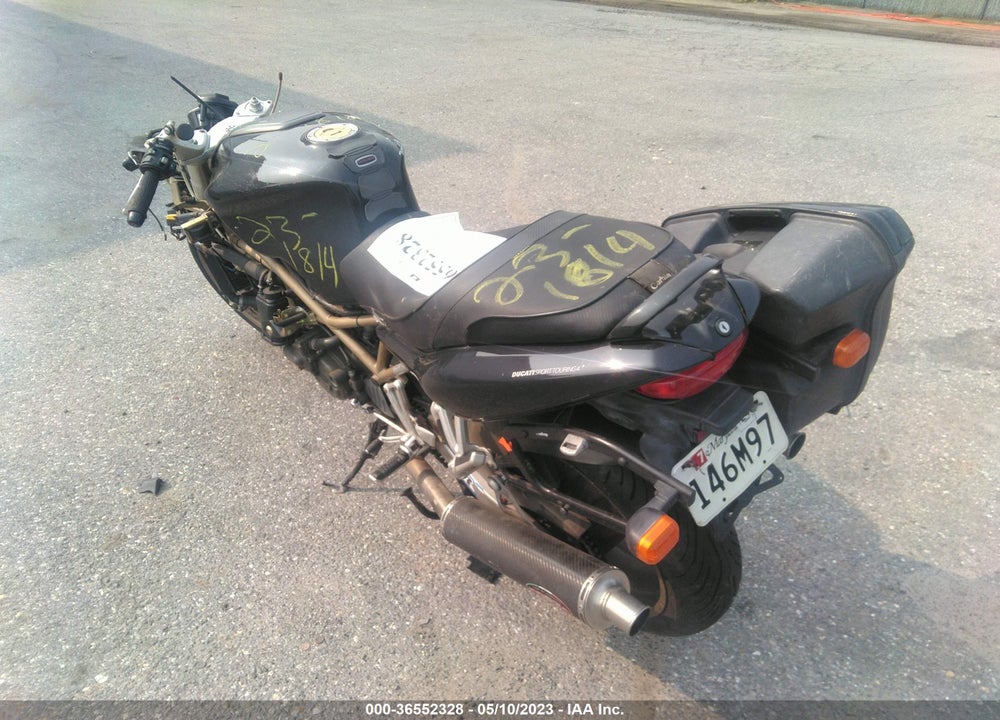 1999 DUCATI ST4 VIN: ZDM1TB8S5XB000284